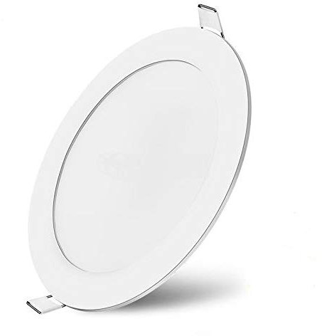 10x 9W LED Panel Einbaustrahler Spot Einbauleuchte Warmweiß (3000K) 720 Lumen Deckenleuchte Rund