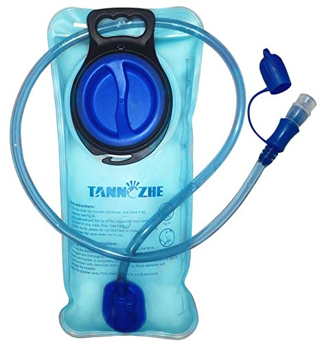 TANNOZHE Hydration Bladder 2Litre Leak Proof Water Bladder,BPA Free Hydration Pack Replacement,Sports Travel Reservoir Hydration Bag Pack Hiking Outdoor