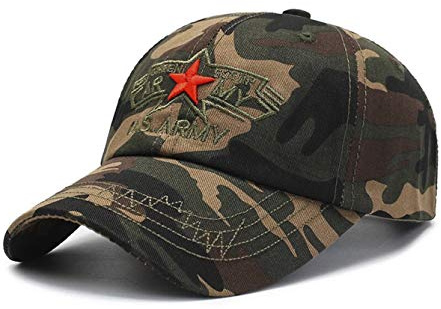 HUA YANG Basecap Stickerei Baseball Cap Camouflage Mütze Outdoor Reisen Sport Kappe Unisex