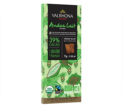 Tablette andoa lactee 39% 70g - Valrhona