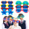 Gukasxi 7 Stück Partybrille Groß Kunstoff Funbrillen Neon Brille Set Bunte Party Brillen Riesenbrille Karneval für Mottoparty Kostümparty Geburtstagsparty