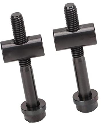 Alomejor Bike Seatpost Screw 2 PCS Titanium Bolts Bicycle SeatPost Fixed Bolt M5 40mm for Bicycle Seat Tube(black)