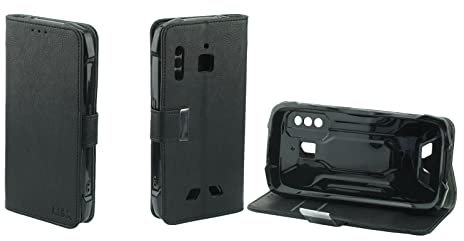 caseroxx Étui pour Cubot King Kong 6, Housse Bookstyle en Cuir Artificiel, Noir