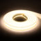 KISUFU DC 220V COB flexible LED bande lumineuse ip65 imperméable à l'eau super lumineux dimmable LED bande lumineuse haute luminosité 360 LED/M LED avec cordon d'alimentation. 20m, Blanc naturel.