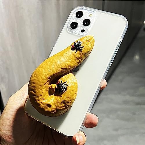 TRADAY Obnoxious Ugliest Phone Case for iPhone 14 Pro Ridiculous Ugly Poop Phone Case