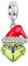 Amuefer Green Monster Charms für Armbänder 925 Sterling Silber mit Cubic Zirkonia Anhänger für Halloween Halsketten Geburtstag Weihnachten Schmuck Geschenke für Frauen Mädchen