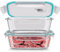 RTUIY Glass Food Containers with lids-1520ml*2,Glass Meal Prep Containers with Lids,Food Storage Containers,Glass Lunch Box with Lid, Food Storage Containers…, WW-185