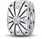 BIZK Klarer Zirkonia Clip Spacer Charm für Armband 925 Sterling Silber Pave Cubic Zirkonia Clip Lock Spacer Stopper Charm Bead für europäische Armbänder und Halsketten