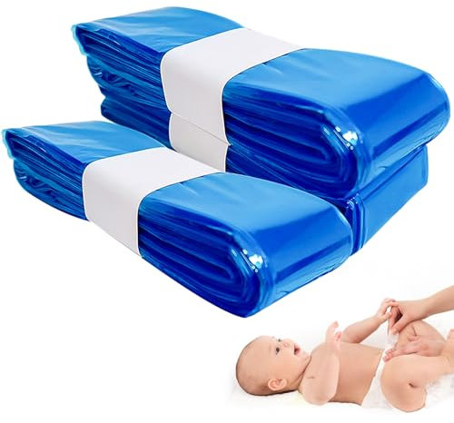 3 Pcs Nappy Bin Refills,Twist and Click Nappy Bin Refills,Maximum Capacity of 280 Nappies,Nappy Bin Bags Compatible with Angelcare,Tommee Tippee and Spross Refill Cassettes