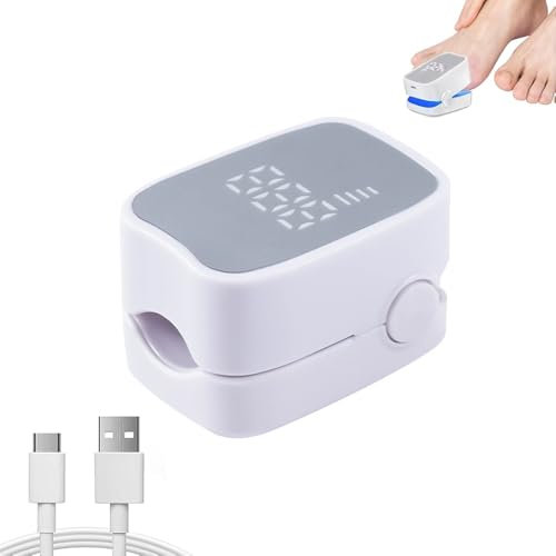 Toenail Fungus Treatment Kit - Ingrown Toenail Relief & Nail Strengthener with Infrared and Blue Light Therapy, Home Nail Salon Solution
