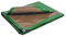 Tecplast Pergola-Abdeckung 10 x 15 m, Grün und Braun HQ250PR – Hochleistung – wasserdichte Pergola-Plane oder Laube für Terrasse