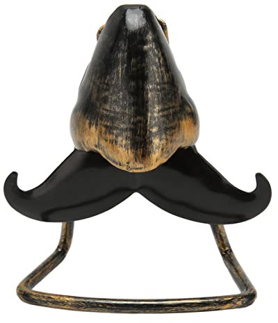 Nasenförmiger Brillenhalter, einzigartiges Nasen- und Schnurrbart-Design aus Eisen, praktischer Brillenständer für Home-Office-Zubehör, kompatibel mit den meisten Brillen, robust