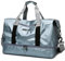LEcylankEr Borsone Palestra Donna con Scomparto per Scarpe Borsone da Viaggio Impermeabile per Donna Borsa Palestra Grande Elegante con Scomparto Umido (Blu)