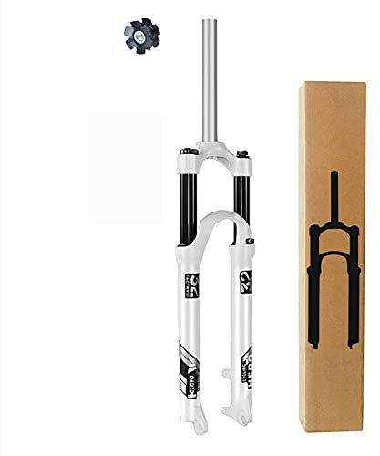 Fourche de suspension pour VTT 26/27,5/29 en alliage de magnésium avec tube droit et fourche de suspension pour vélo de 120 mm