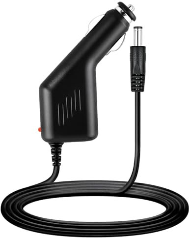 Guy-Tech Adattatore DC per auto, compatibile con lettore MP3 Creative DAP-HD0011 DAPHD0011 Jukebox Zen Xtra 30 GB MP3, Zen 2 II 3 LX NX Xtra Player Auto