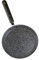 CIYODO 1 Pieza Sartén antiadherente Tortita freír cocinando inducción fritura sartenes antiadherentes cacerola antiadherente sartén para tortillas wok antiadherente juego de ollas Black