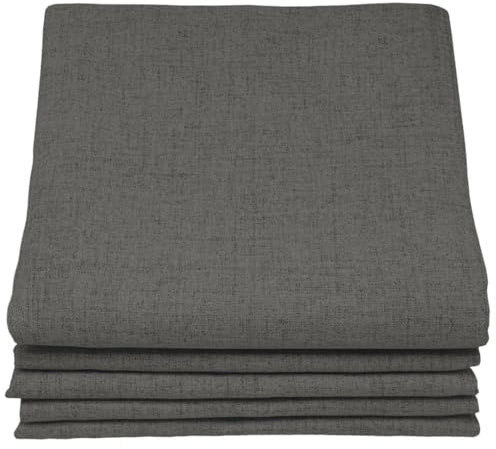 MOONDREAM LumenControl™ Verdunkelungsvorhang | Licht+Sonnenschutz | 100% Lichtschutz | EU Herstellung | Faltenband | Grau MC740 | 130B x 260H cm