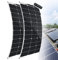 Panneaux solaires monocristallins 350 W et 700 W, chargeur solaire flexible haute efficacité 18 V avec contrôleur, banque d'alimentation PV extérieure