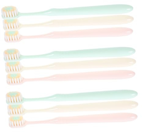 HOMOBABE 9stücke Zahnbürsten Weich Für Erwachsene Mit Breitem Bürstenkopf Design Zur Gründlichen Reinigung Von Zähnen Und Zahnfleisch Für Hausgebrauch
