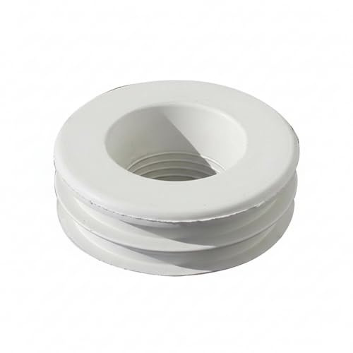 Morsetto per WC Ø60 in Gomma Bianca – Riduzione/Guarnizione per Scarico con Ø Interno 30-32 mm – Giunto Tenuta per WC – Lemag srl