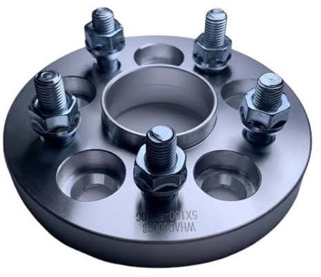 Entretoises De Roue Adaptateurs Roue Conversion PCD 5x100 À 5x114.3 CB 57.1 À 60.1/67.1/73.1mm 2 Pièces 25mm Goujons M12x1,5(CB 57.1 to 73.1mm)