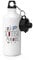 Gift Base I'm Scottish And Proud Sports Bottle Water Gym 600ml White