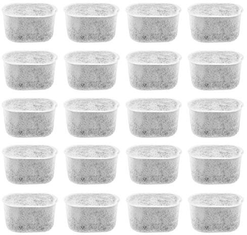 ECO-FUSED Replacement Charcoal Water Filter Compatible with Keurig 2.0 Models - 20 Pack - Extra Fine Grain - Fine Mesh Material - Long Lasting - For Improved Coffee Taste - Easy to Replace