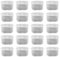 ECO-FUSED Replacement Charcoal Water Filter Compatible with Keurig 2.0 Models - 20 Pack - Extra Fine Grain - Fine Mesh Material - Long Lasting - For Improved Coffee Taste - Easy to Replace