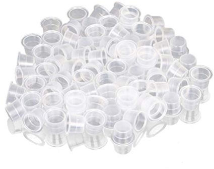 ULTNICE Lot de 1 000 capsules de tatouage, maquillage, Taille S, 8 mm
