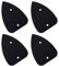 Detail Sander Backing Pad Replacement # 577044-01 by LotFancy, Pack of 4, for Black & Decker Mouse Sander MS500, 11667, 11670, 11680, Craftsman 900116700, 900116670