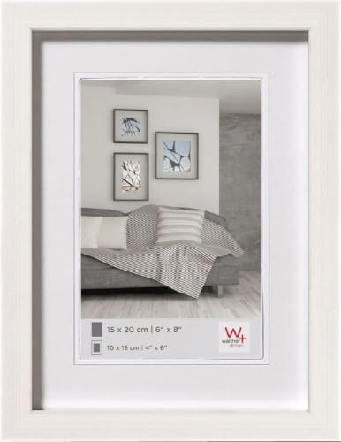 walther design Bilderrahmen weiss 10 x 15 cm Construction Designrahmen JK015W