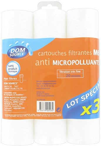 COMAP Cartouches de filtration 20 microns, Set de 3 Pièces - S900503