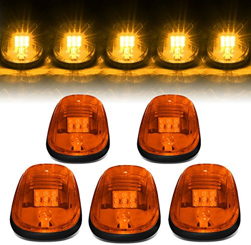 DNA MOTORING ROOFL-T1-AM LED-Dachleuchten, bernsteinfarben, für 02-18 Dodge Ram 1500-5500