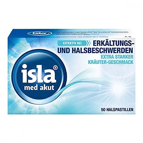 Isla med akut Halspastillen, 50 Stück (1er Pack)