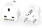 LENCENT 2X UK to South Africa Plug Adapter, Grounded SA Travel Adapter for South Africa, Namibia, Swaziland, Lesotho, Bhutan, Botswana, Mozambique and more (Type M)