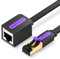 Vention 1,5M Rallonge RJ45 Cable Ethernet CAT 7 Réseau Câble Extension Mâle à Femelle 10Gbps 600MHz, Compatible avec PC, Panneau de Brassage, TV Box, Imprimante Réseau, Modem, Switch Ethernet