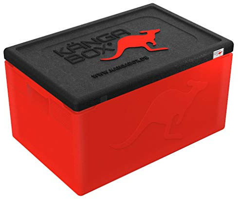 KÄNGABOX® Professional Thermobox & Kühlbox GN 1/1 48L Standardgriff – Patentierte Glatte Innenfläche – Top Isolierung – Dicht schließender Deckel – Spülmaschinenfest – Styroporbox war gestern