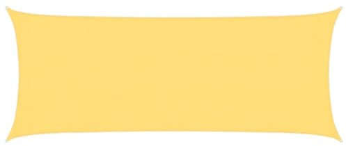 vidaXL Sonnensegel Sonnenschutz Windschutz Sonnendach UV Schutz Sonnenschutzsegel Schattenspender Garten Terrasse Balkon 160g/m² Beige 2x4,5m HDPE