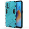 Liner Hülle für Oppo A74 4G, [Militärische Stoßfest Case] Ultra Dünn Harter PC Sanft TPU Schutzhülle Handyhülle mit Stabilem Faltbar Ständer für Oppo A74 4G - Blau