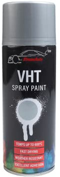 Xtremeauto Spray Paint Aerosol Car VHT Primer Matt Gloss Metallic Wood Metal Plastic UPVC PVC Cladding (1 Can, VHT Silver (High Temp))…