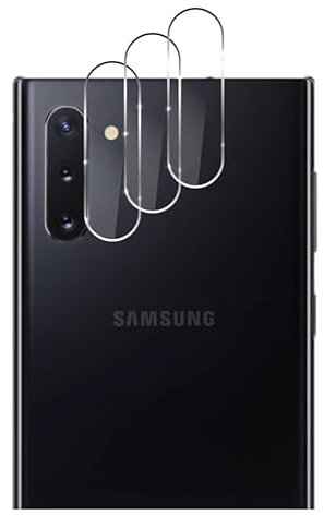 QUITECO Kamera Schutz Glas für Samsung Galaxy Note 10 / Note 10 Plus [3 Stück] Panzer Schutzfolie Linsenschutz Kameraglas
