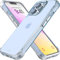 REBEL Phone Clear iPhone 13 Pro Max Hülle [Frosted Series Gen-3] Durchscheinende matte Textur, schützende stoßfeste Stoßstangen, Metallknöpfe, 6.7 Zoll 2021 (Frosted Clear, No MagSafefe) )