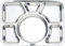RSK Goods Stainless Steel 6 Compartment Thali, Food Serving Dinner Plate, Divided Dinner Tray/Lunch Container, Metal Plate, 1 Pc - 6 Sections (4)