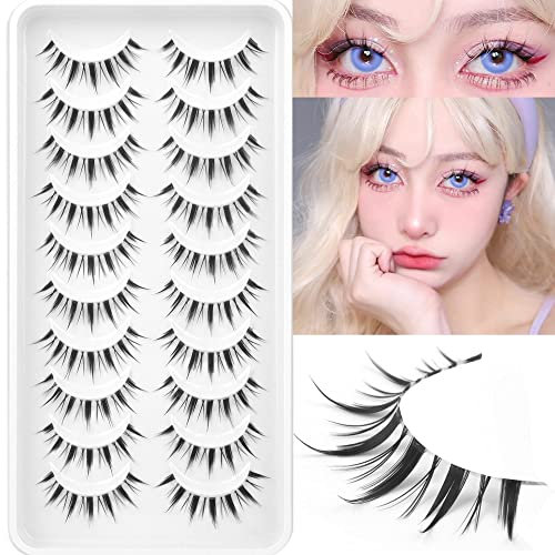 Manga Lashes Natural Look Anime Faux cils Geeneiya