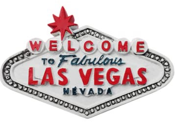 3D Las Vegas USA Amerika Kühlschrankmagnet Reise Souvenir Kühlschrank Magnet Aufkleber Handbemalt