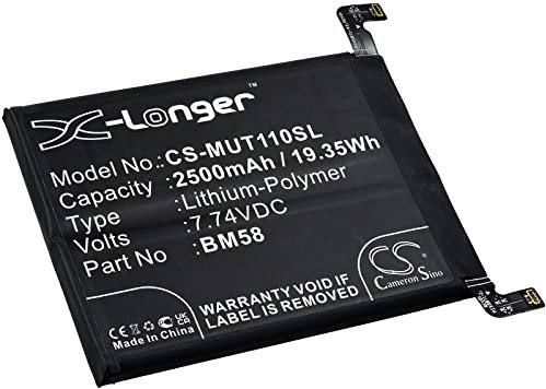 Batterie Li-polymère pour téléphone portable Xiaomi Mi 11T Pro 5G 7,74 V