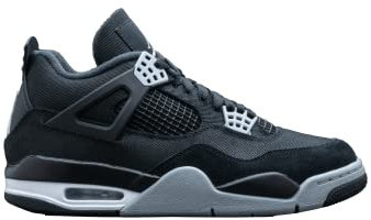 Jordan Air Jordan 4 DH7138 006 Herren-Basketballschuhe, Größe 43, Schwarz (Black Canvas)