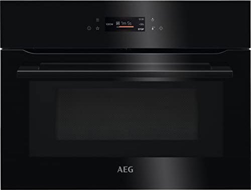 AEG KMK721880B Microonde Integrabile da 1000 W e Grill 1200 W di potenza, Programma di scongelamento, 3 funzioni programmate, Display Excite (TFT Touch) Nero, 42 Litri