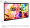 Duronic Projector Screen MPS70 /169 WE, Manual Projection Screens,70” Pull Down Movie Screen, 16:9 Ratio Home Theatre Cinema Screen, Ideal for Home, Classroom, Office Presentations White
