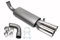 Sportendschalldämpfer Sportauspuff Endschalldämpfer Stahl 2x76mm rund scharf mit ABE für 80 90 Typ 89 - Eintragungsfrei - 1034157